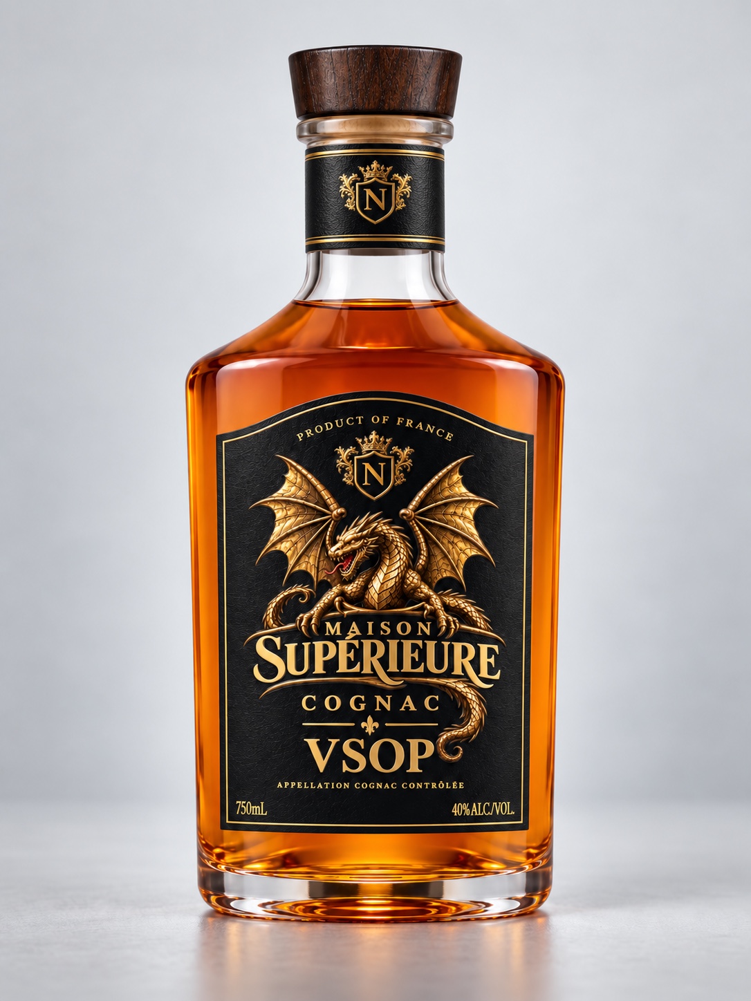 MAISON SUPÉRIEURE VSOP Cognac concept bottle